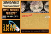 OMA35GEN444 1:35 1Man Army Masks: Wehrmacht Armor - Turret Numbers Stencil (5