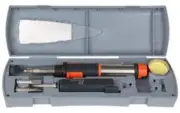 Butane Soldering Iron & Blower Adjustable Temperature 4 Tips with Case 125W