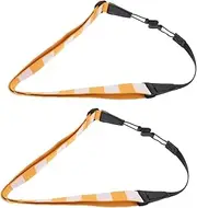 ERINGOGO 2pcs Exquisite Craftsmanship Boys and Girls Ukulele Strap Double Hooks Instrument Belt