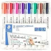 Staedtler Lumocolor Whiteboard Markers Bullet Assorted 8 Pack