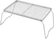 Folding Campfire Grill Grate over Fire Pit Camping Portable Fire Grate 304 Stain