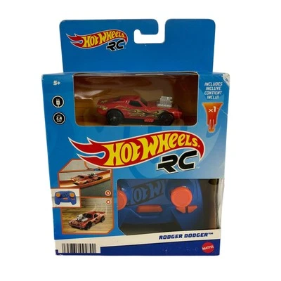 Hot Wheels RC Rodger Dodger 1:64 Scale Red Remote-Control Toy Car New Sealed Box