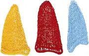 TOVINANNA 3pcs Hair Net Bag Rayon Hair Net Mesh Crochet Hair Net Woman Hair Care Net Covers Women Hair Net Elastic Hair Care Net Mesh Cap Headpiece for Women Hair Cotton Rayon Colorful