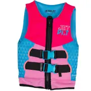 Jetpilot Cause Kid's and Youth Neo PFD Life Jacket Vest Pink Sizes 3-14