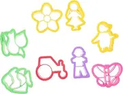 Vaguelly 8pcs Clay Cutting Mold Earring Polymer Clay Round Clay Cutters Multifunctional Clay Jewelry Clay Cutters Polymer Clay Molds Clay Earring Cutter Clay Earring Making Kit Plastic