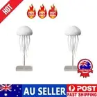3D Jellyfish Night Light with Rotating Tentacles for Home Decor (with Base)