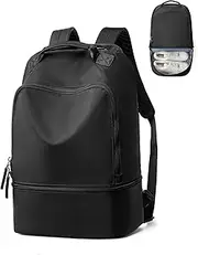 [VENATIN] Gym Backpack for Women, Small Gym Bag Essentials with Shoe Compartment Waterproof Lightweight Travel Backpack