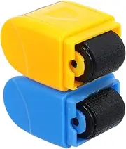 SEWACC Privacy Protection Chapter Reusable Plastic Stamps Id Blocker for Mail Hand-held Security Seals Random Color