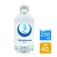 在飛比找PChome24h購物優惠-【Nu-Pure】泉水(250mlx40瓶)