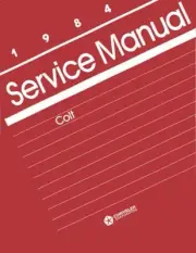 1984 Dodge Colt Shop Service Repair Manual Book Engine Drivetrain Electrical OEM