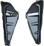 FUWKAIZS Car Side Wing Fenders Door Emblem Badge Anti Scratch Stickers Spoiler Trim Compatible for Changan Univ UNI-V 2023 2024 Carbon Accessories(ABS Carbon)