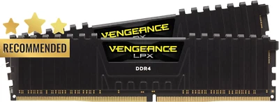 Corsair Vengeance LPX 32GB (2x16GB) DDR4 3600MHz C18 XMP 2.0 Gaming Memory Black