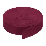 1.2"(3cm) 10 Yards Cotton Twill Tape Cotton Ribbons Bias Binding Tape Dark Red