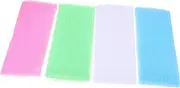 SOESFOUFU 4pcs Exfoliating Body Scrubber Towels Soft Back Washcloth for Shower Super Absorbent Bath Towel Gentle Cleansing and Lathering for All Skin Types