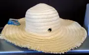 Enjoy Life Adjustable Floppy Straw Sun Hat UPF 50+ Tan