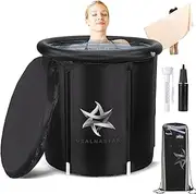 DEALNASTAR Ice Bath,Cold Tub Ice Bath,88 Gal Inflatable and Portable Cold Plunge for Athletes Adults at Home Indoor and Outdoor.