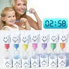 1pcs Decal Brush Teeth Children Timer 3-Minute Smile Face Hourglass