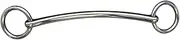 Lljsszr Stainless Steel Snaffle Bit, Horse Riding Snaffle Bit, Portable Mouth Bit for Enthusiasts