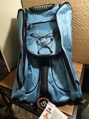 Athalon Everything Boot Bag & Backpack Plus Sky Blue / Black 17"x15"x14"