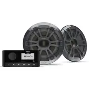Fusion MS-RA60 Stereo and EL 6.5" Sports Speakers Pack