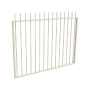 ProtectorAl 1201 - 1500 x 1200mm Surfmist Aluminium Garden Gate Picket Top