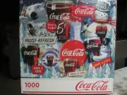 COCA COLA - COKE 1000 PIECE SPRINGBOK PUZZLE - ICE COLD HOLIDAYS NIB-SEALED