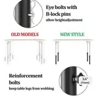Folding Tables Leg Desk Leg Risers Furniture Leg Table Height Extenders