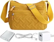 [Generic] Messenger Bag - Waterproof, Aesthetic, Cute, Retro, Large Size, Shoulder Tote with Multiple Pockets | Classic Retro, Large Size, Canvas Shoulder Tote Bag, Heavy Weight for Women and Men