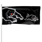 NRL Penrith Panthers Pole Flag LARGE 1800x900mm Licensed (Pole not included)
