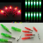 12Pcs 6.2mm LED Lighted Arrow Nocks For Compound Recurve Bow Archery Arrow Tail