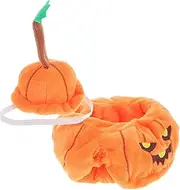 JOINPAYA 1 Set Doll Clothes Doll House Halloween Doll Hat Pumpkin Costume Pumpkin Costume Pumpkin Costume Doll Dollhouse Halloween Costume Pumpkin Polyester Orange