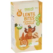 Macro Lentil Bites Pumpkin 6 pack