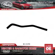 Gates Heater Hose for Nissan Patrol K260 MQ MK GQ GR 4.2L Length 370mm
