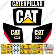 Fits Caterpillar CC24 Decal Kit Utility Compactor - 7 YEAR OUTDOOR 3M VINYL!