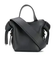 Acne Studios Musubi Logo Embossed Micro Tote Bag One size Black