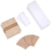 Yaomiao 250 Pieces Wax Strips and Sticks Kit Includes Waxing Strips Hair Removal