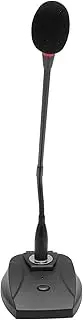 Desktop Gooseneck Microphone, Cardioid Pickup Speech, Plug and Play Gaming Podcast Recording Streaming Mic for Lectures, Conferences, Meetings, Base On/Off Switch, Indicator