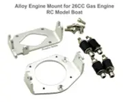 Aluminum Engine Mount for Zenoah 26cc Gas Marine Engine RC Model Boat
