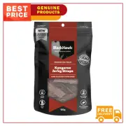 Black Hawk Kangaroo Jerky STRAPS 100 Gm Treats For Dogs