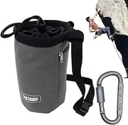 Climbing Chalk Bag - Anti-Slip Bouldering Bucket Pouch, Tear-Resistant Climbing Chalk Sack | Multifunctional Flexible Anti-Slip Bouldering Chalk Pouch Cylinder Climbing Powder Bag for Gymnastics