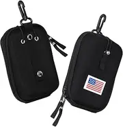 [LZFAN] Golf Rangefinder Hard Shell EVA Compatible with Bushnell/Callaway/Tectectec V2 V3 V4 V5 Pro X2 Pro XE Or Others Rangefinder USA Flag, Black, L, Rangefinder Usa Flag