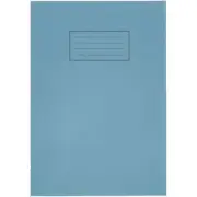 Silvine A4 Blue Exercise Book Lined with Margin 80 Pages 75gsm Class School New
