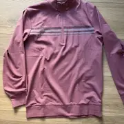 Travis Mathew IN THE LINE UP 1/4 Zip MEN'S Size S Performance Pullover Sweater