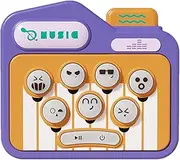 Pop Game Light Up Fidget Toy, Quick Push Game Console, Enhance Hand-Eye Coordination Musical Instrument Toy for Girls and Boys Gift, Musical Instrument Modeling