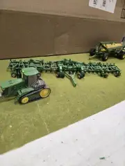 1/64 ERTL JOHN DEERE 1870 SEEDER SET CUSTOM DUSTY VERSION /9510RT TRACTOR/ FARM