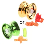 Fashion Professional Aluminum Alloy Yo Yo Ball Children Funny Toy Rotatable Yoyo