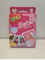 Mattel Games - UNO Barbie The Movie Card Game New 2023 Card Game, Table Top Game