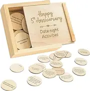 5th Anniversary Wooden Gifts for Him & Her - Traditional & Modern Gifts for Couples