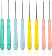 Sugar Stir Needle Scriber - 5.2 Inches, Mixed Colors 8pcs - Cake Decorating Tool, Cookie Scribe Needles, Valentines Day Gifts for Baking Lovers