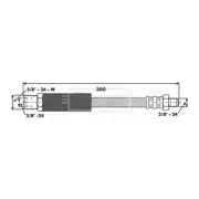BORG & BECK Brake Hose BBH6539 FOR Mini Genuine Top Quality 2yrs No Quibble Warr